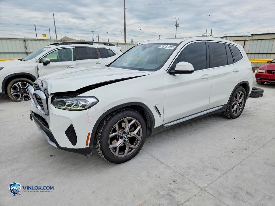 2022 BMW X3 SDRIVE30I – Lot 52121396 auction photo