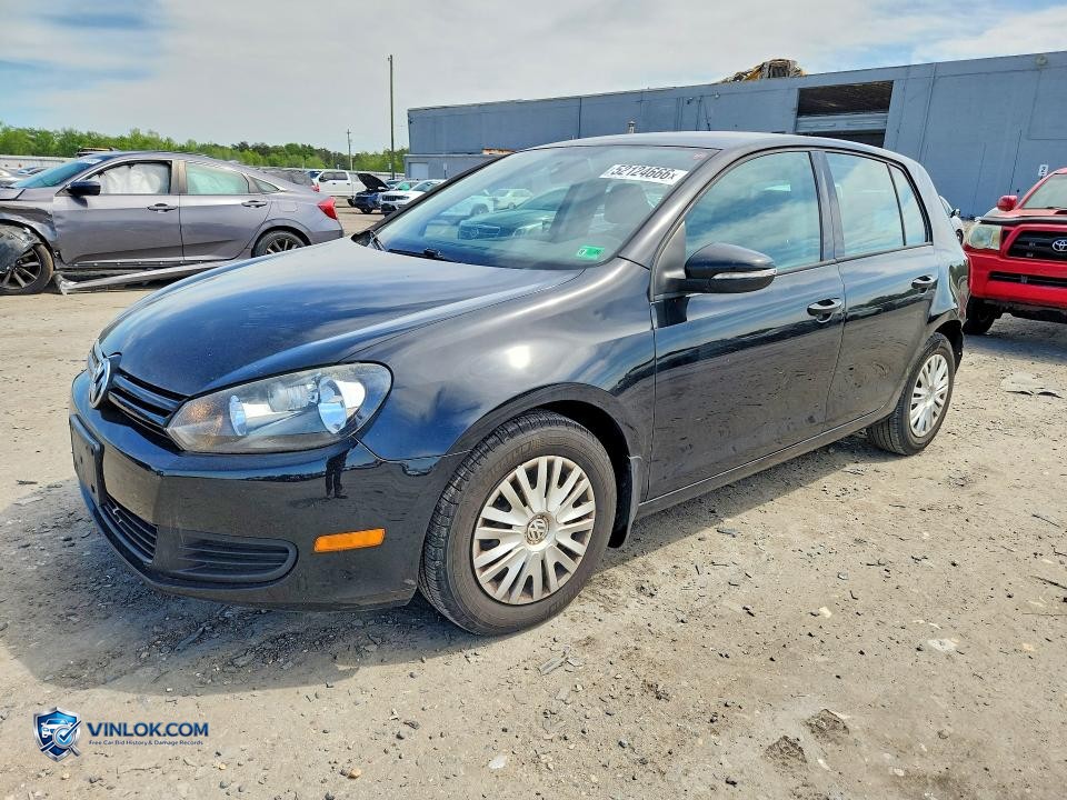 2012 VOLKSWAGEN GOLF – Lot 52124666 auction photo