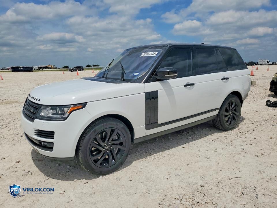 2017 LAND ROVER RANGE ROVER SUPERCHARGED – Lot 52131936 auction photo