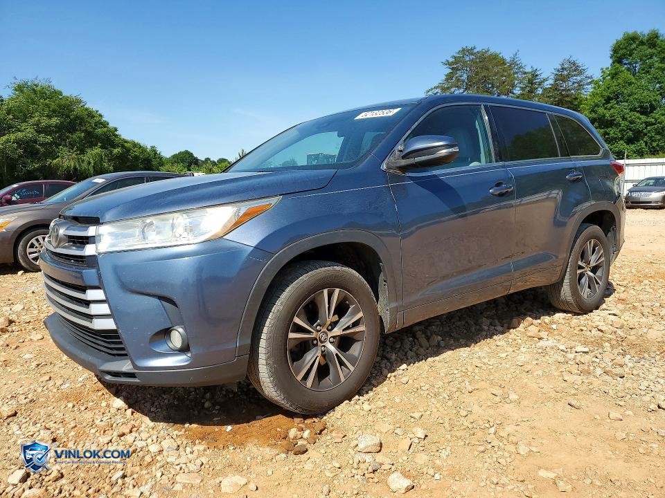 2017 TOYOTA HIGHLANDER LE PLUS – Lot 52132536 auction photo