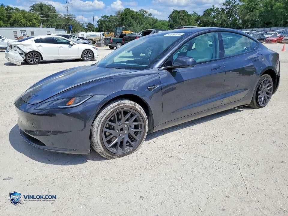 2024 TESLA MODEL 3 – Lot 52134526 auction photo