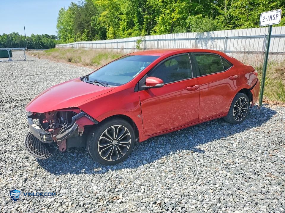 2016 TOYOTA COROLLA S PLUS – Lot 52145126 auction photo