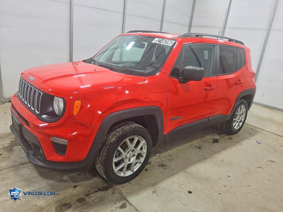 2022 JEEP RENEGADE LATITUDE – Lot 52146396 auction photo