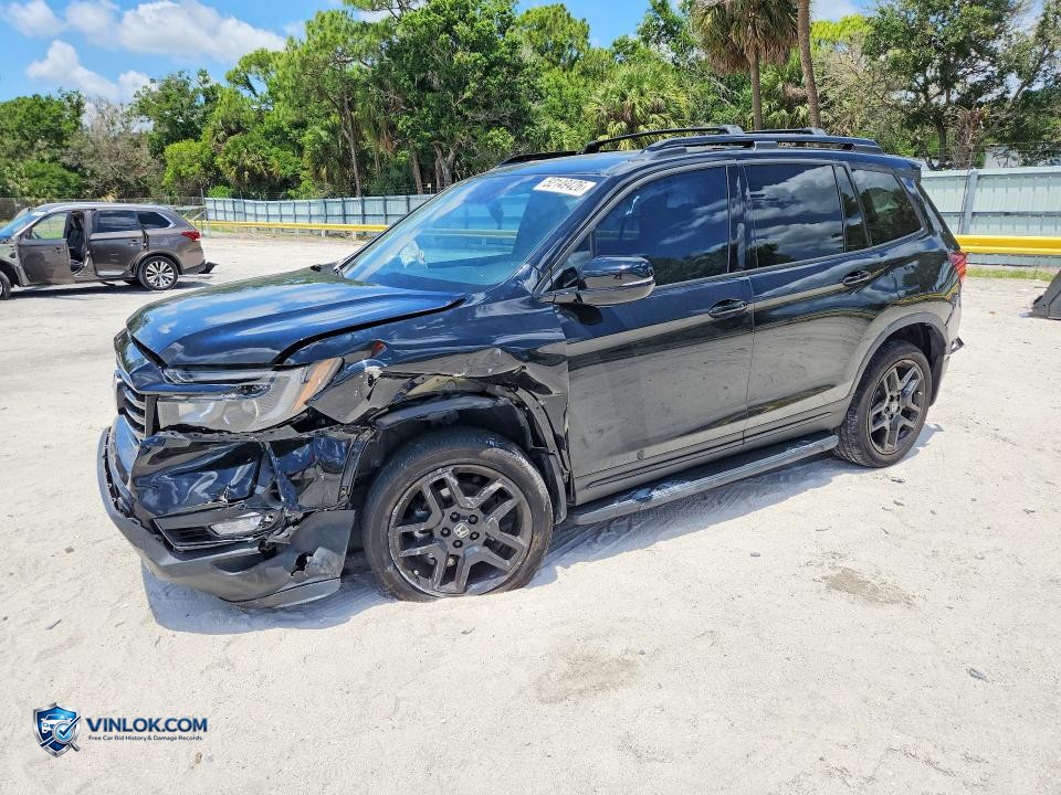 2024 HONDA PASSPORT BLACK EDITION – Lot 52149426 auction photo