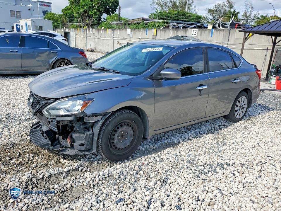 2017 NISSAN SENTRA SV – Lot 52153396 auction photo