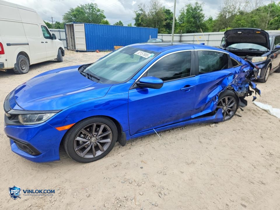 2021 HONDA CIVIC EX – Lot 52157686 auction photo