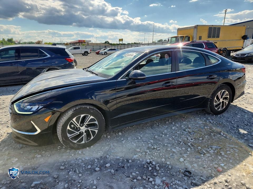 2021 HYUNDAI SONATA HYBRID BLUE – Lot 52160696 auction photo