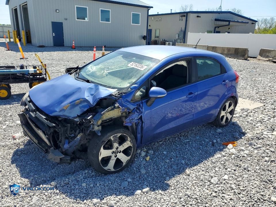 2012 KIA RIO 5-DOOR SX – Lot 52163236 auction photo