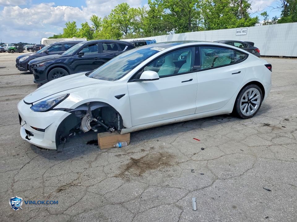 2021 TESLA MODEL 3 – Lot 52173186 auction photo
