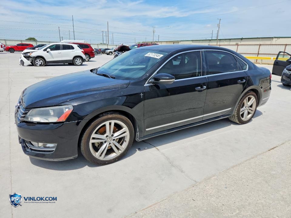 2012 VOLKSWAGEN PASSAT SEL – Lot 52173346 auction photo