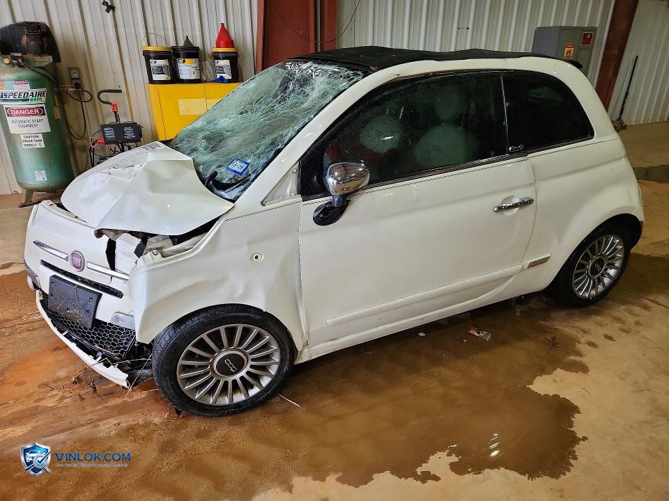 2012 FIAT 500 LOUNGE – Lot 52180096 auction photo