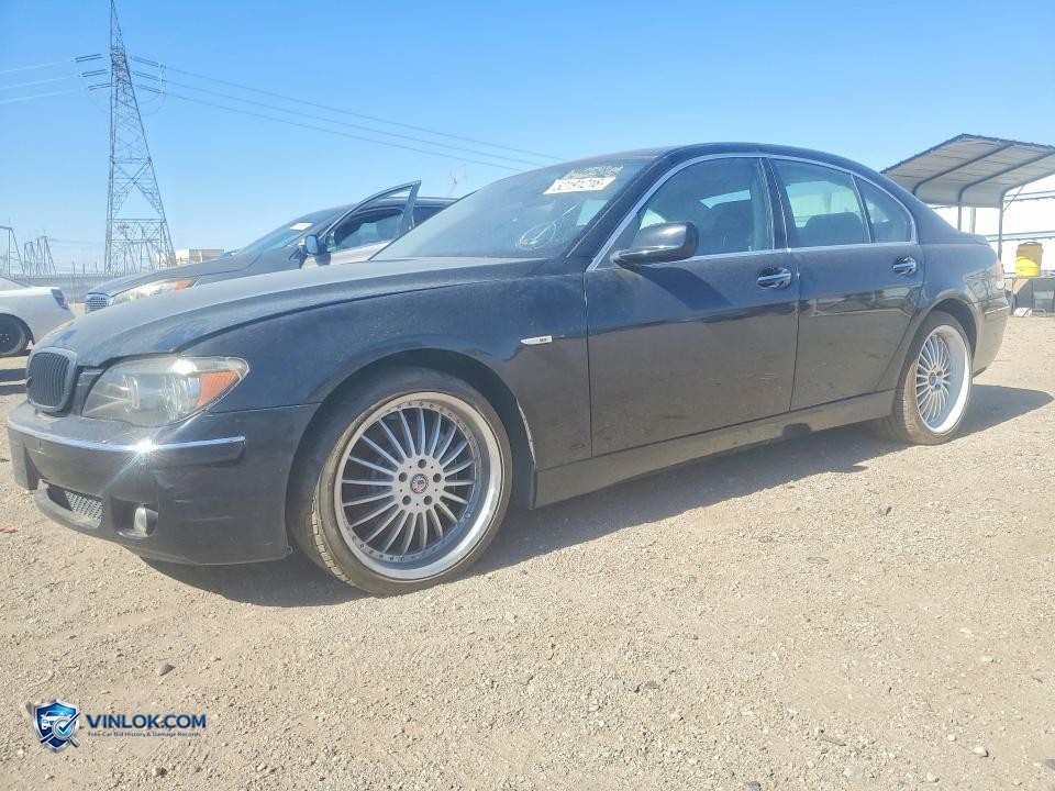 2007 BMW 750 I – Lot 52191216 auction photo