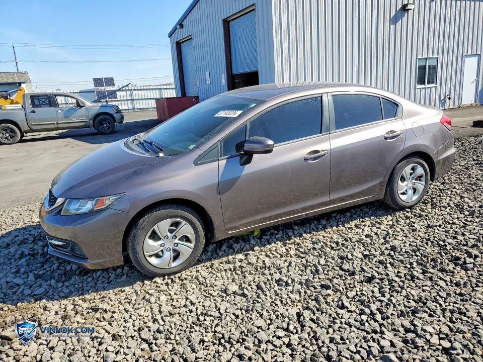 2014 HONDA CIVIC LX – Lot 52195026 auction photo
