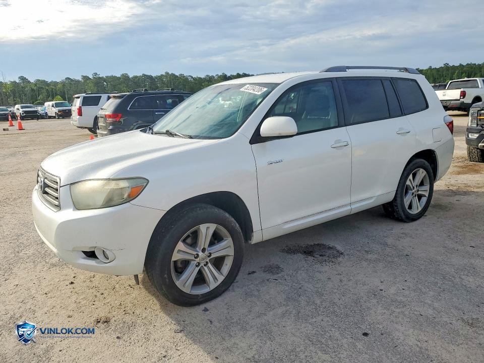 2008 TOYOTA HIGHLANDER SPORT – Lot 52204206 auction photo