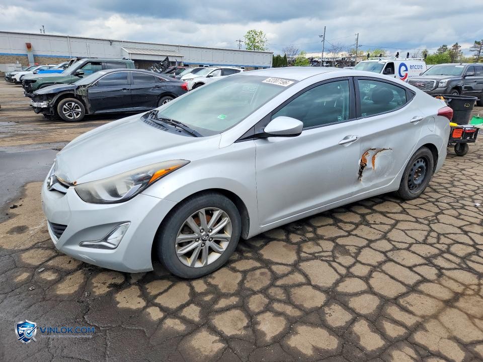 2016 HYUNDAI ELANTRA – Lot 52207196 auction photo