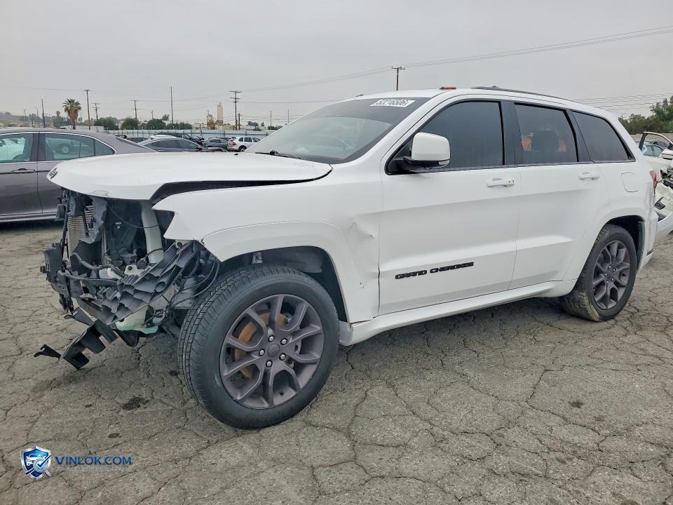 2020 JEEP GRAND CHEROKEE OVERLAND – Lot 52216506 auction photo