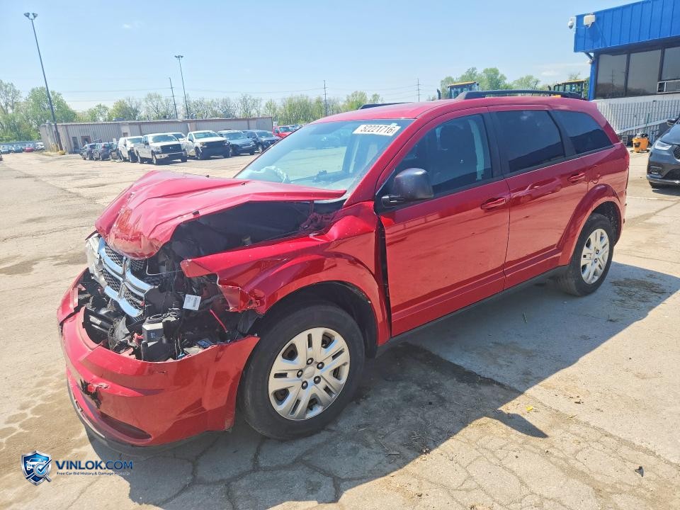2016 DODGE JOURNEY SE – Lot 52221716 auction photo