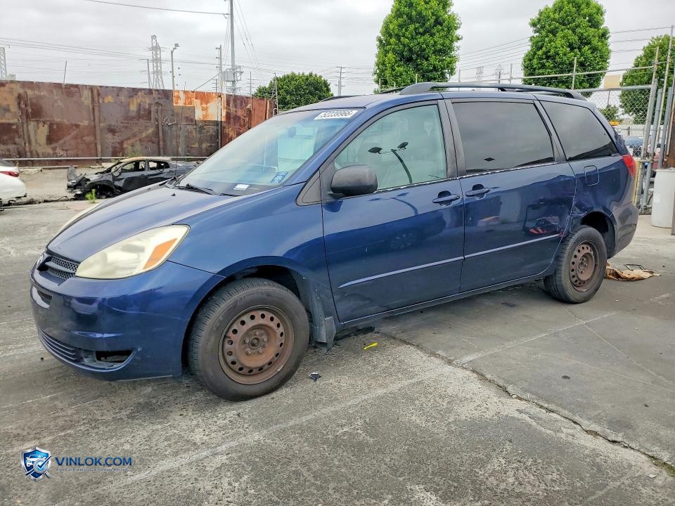 2005 TOYOTA SIENNA LE 7 PASSENGER – Lot 52239966 auction photo