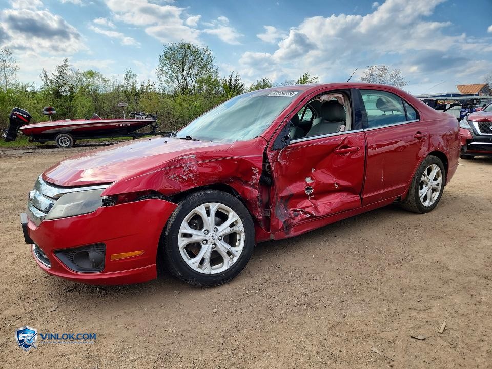 2012 FORD FUSION SE – Lot 52240676 auction photo