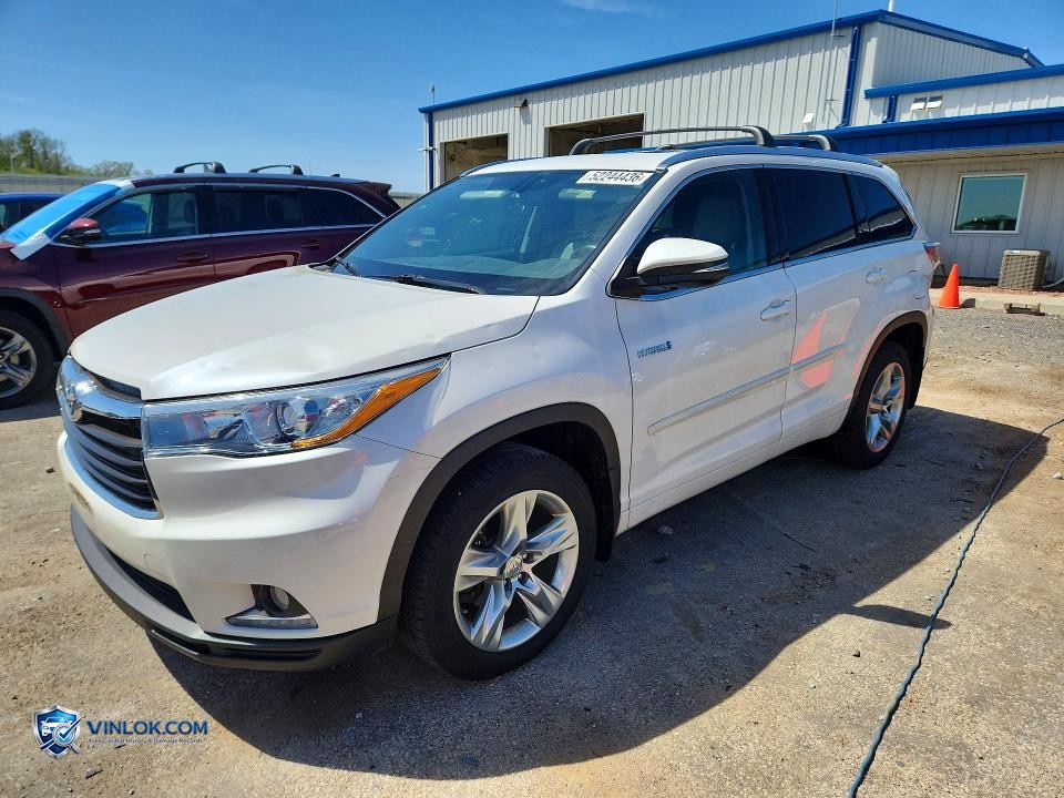2015 TOYOTA HIGHLANDER HYBRID LIMITED – Lot 52244436 auction photo