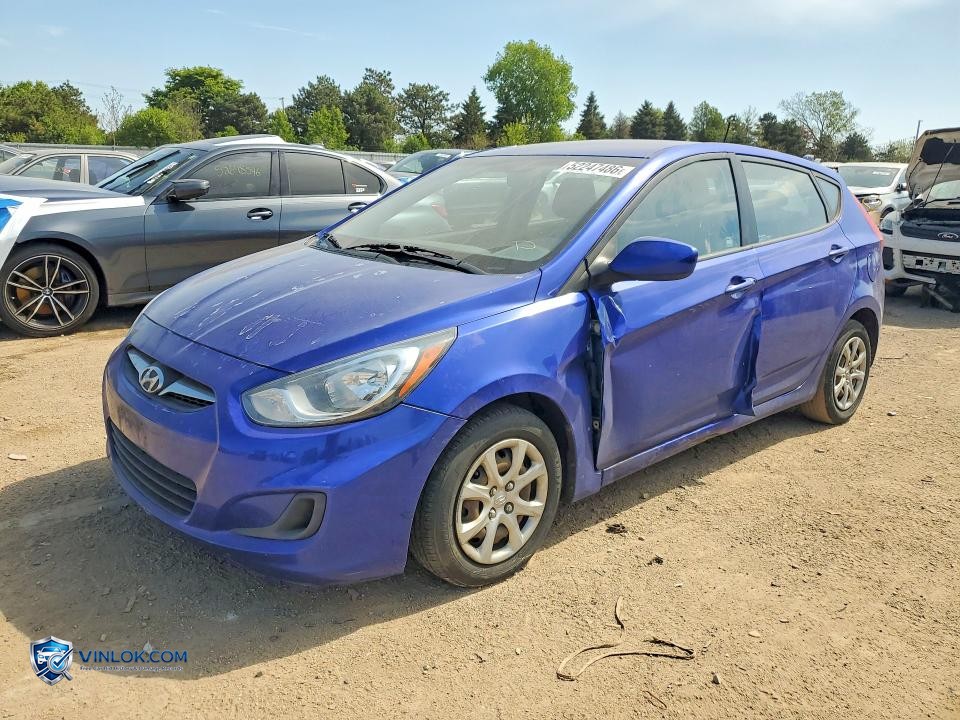 2013 HYUNDAI ACCENT GS – Lot 52247486 auction photo