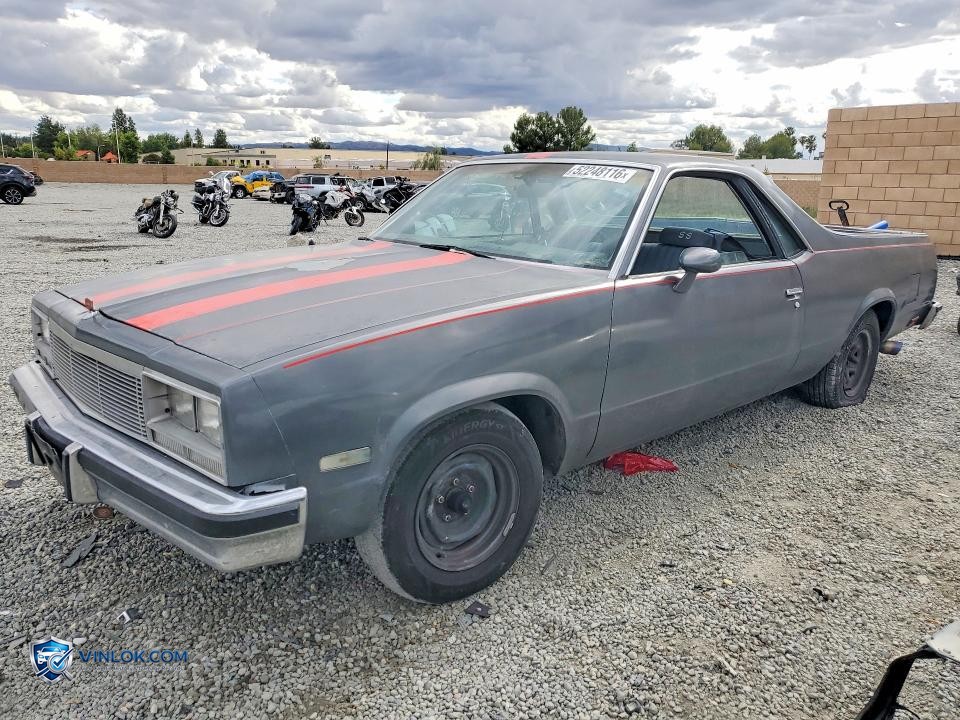 1983 CHEVROLET EL CAMINO – Lot 52248116 auction photo
