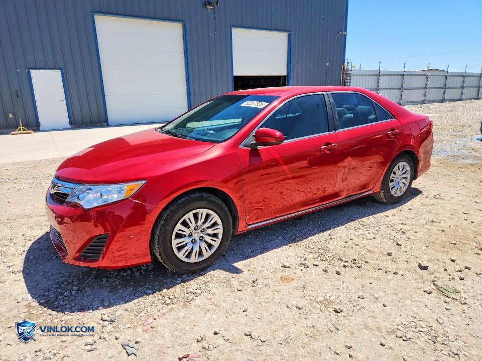 2014 TOYOTA CAMRY LE – Lot 52251536 auction photo