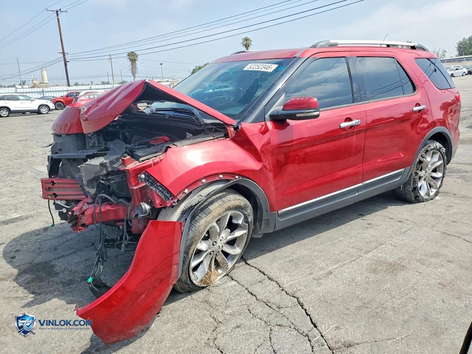 2013 FORD EXPLORER LIMITED – Lot 52252346 auction photo