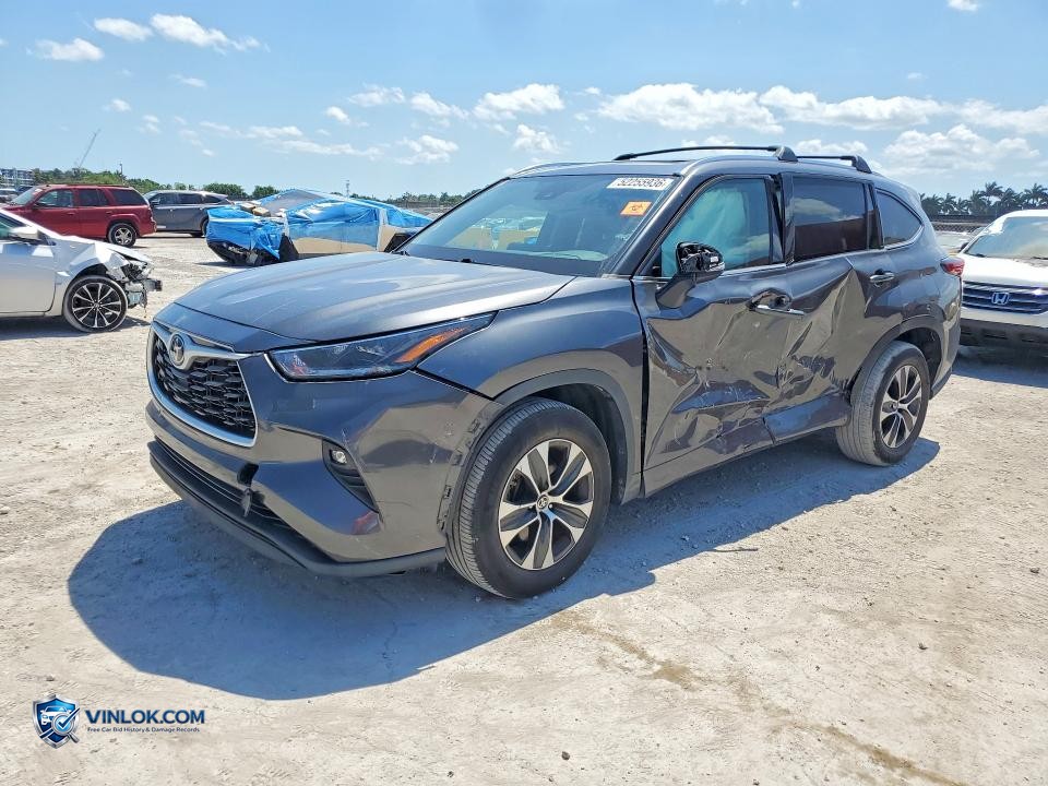 2021 TOYOTA HIGHLANDER XLE – Lot 52255936 auction photo