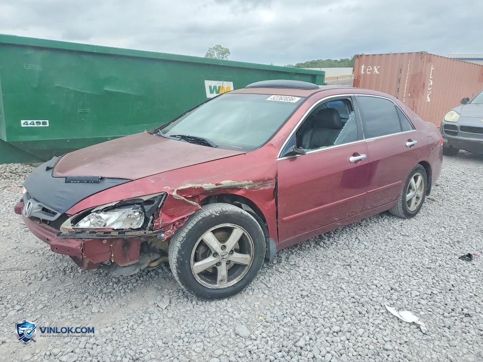 2004 HONDA ACCORD EX – Lot 52262036 auction photo