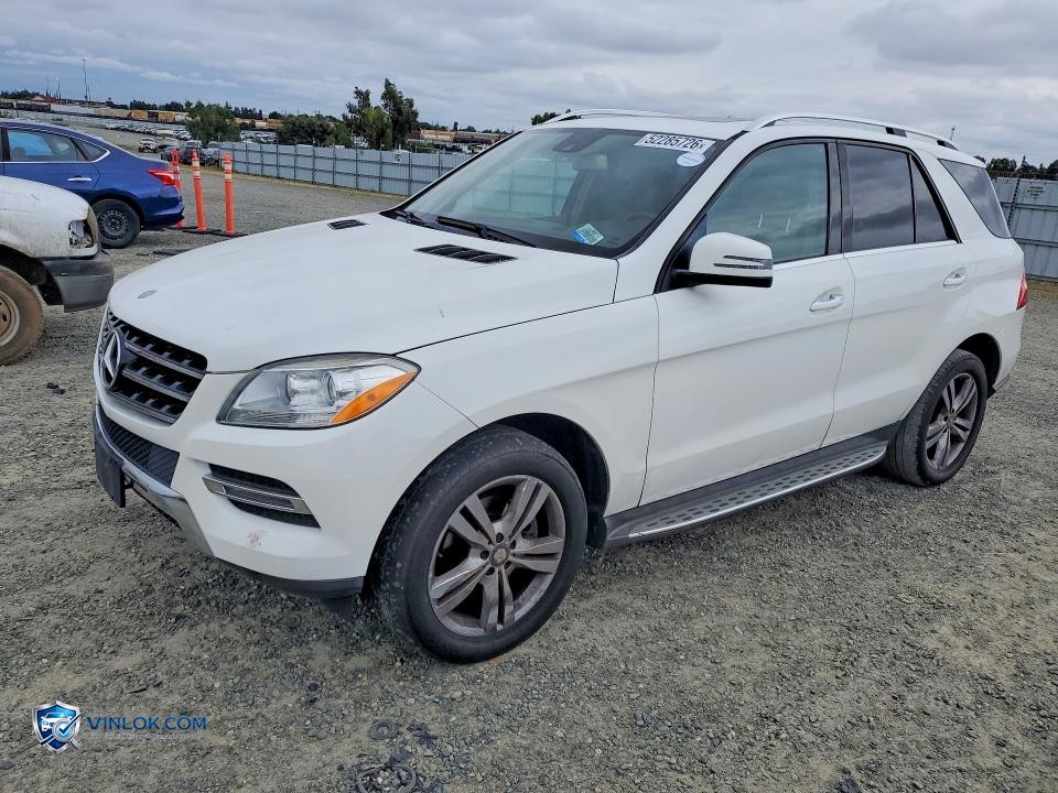 2015 MERCEDES-BENZ ML 350 4MATIC – Lot 52285726 auction photo