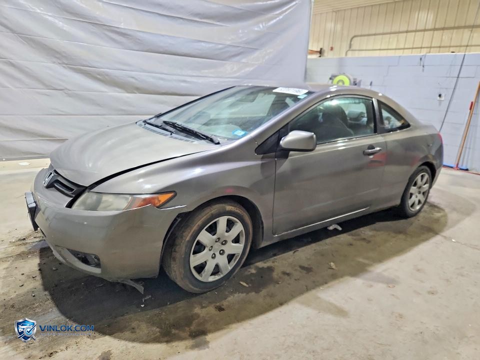 2007 HONDA CIVIC LX – Lot 52287196 auction photo