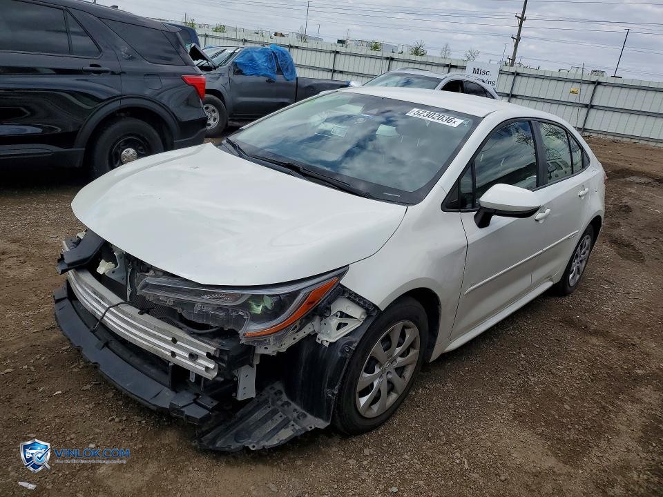 2020 TOYOTA COROLLA LE – Lot 52302036 auction photo