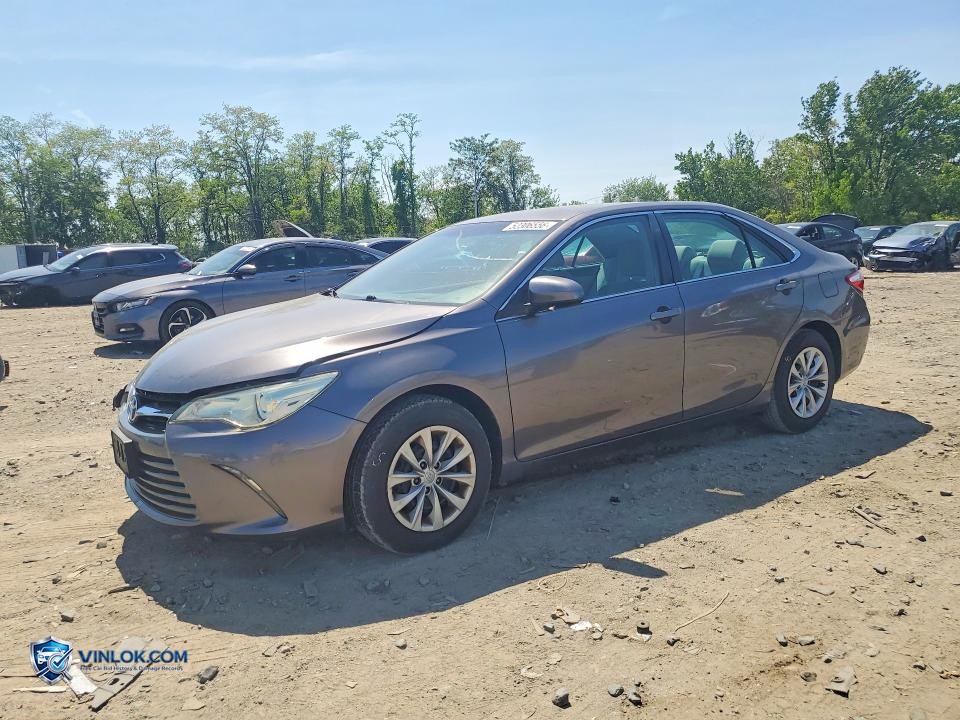 2015 TOYOTA CAMRY LE – Lot 52306556 auction photo