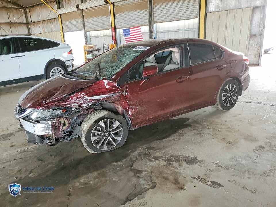 2015 HONDA CIVIC EX – Lot 52316886 auction photo