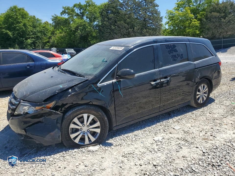 2016 HONDA ODYSSEY EXL – Lot 52339926 auction photo