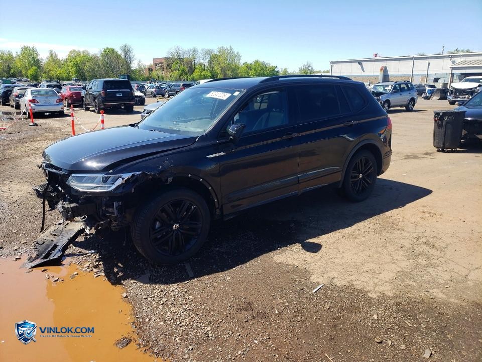 2022 VOLKSWAGEN TIGUAN SE R-LINE BLACK – Lot 52341226 auction photo