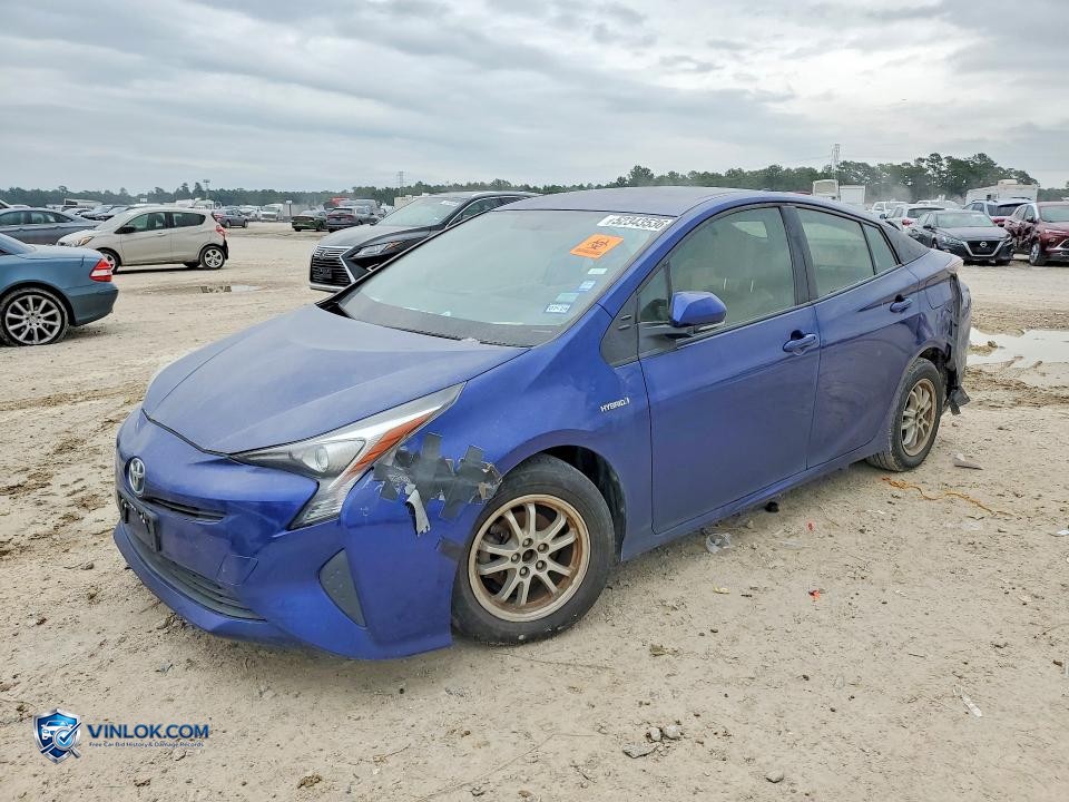 2016 TOYOTA PRIUS TWO – Lot 52343536 auction photo