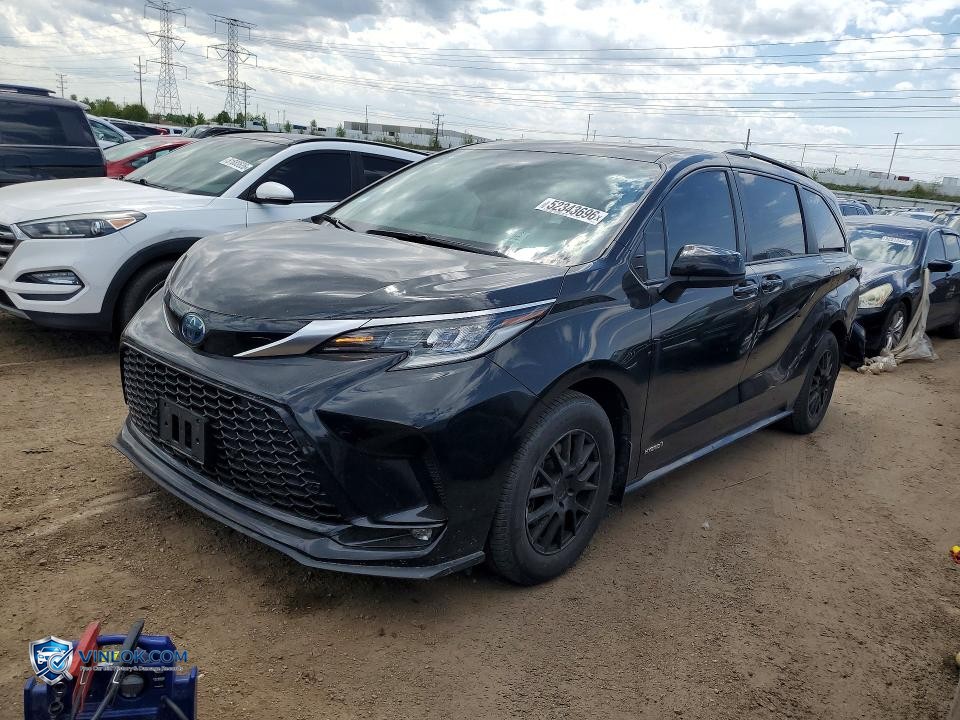 2021 TOYOTA SIENNA XSE – Lot 52343696 auction photo
