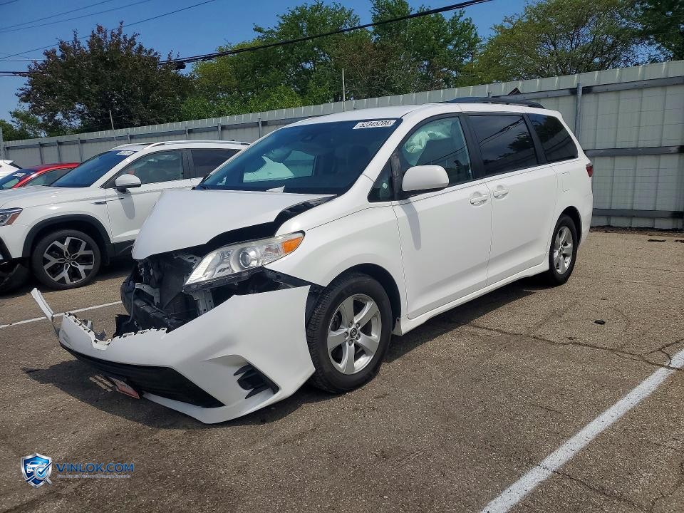 2020 TOYOTA SIENNA LE – Lot 52345206 auction photo