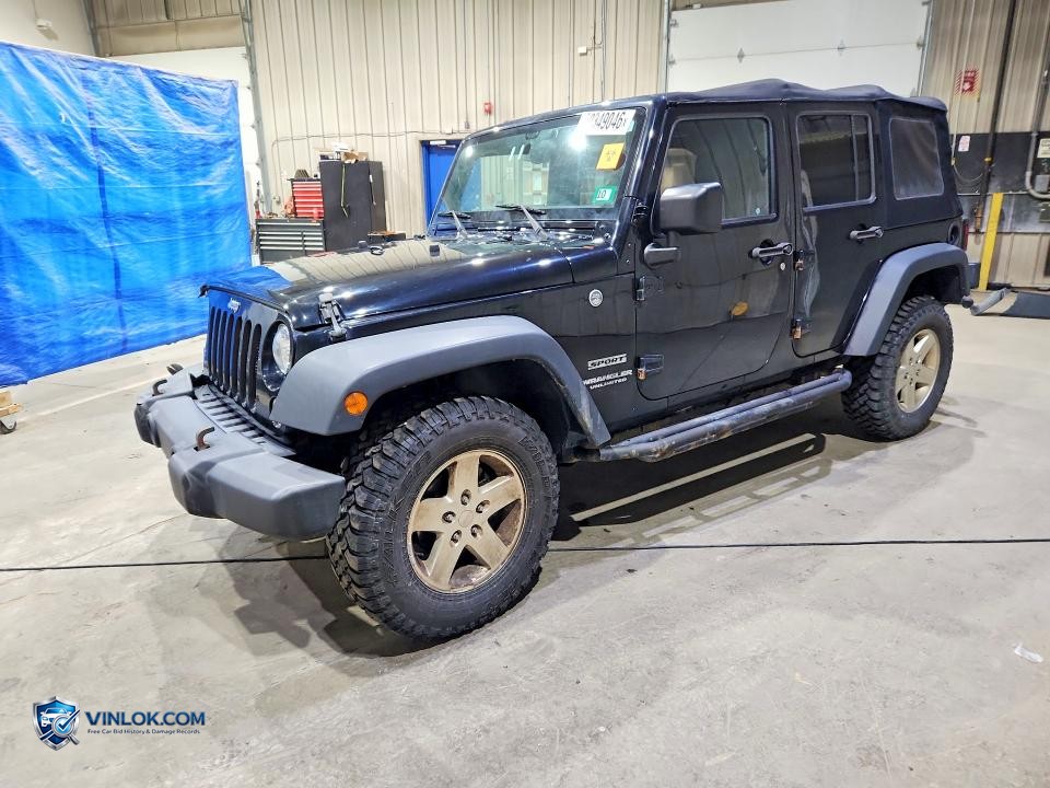 2017 JEEP WRANGLER UNLIMITED SPORT – Lot 52349046 auction photo
