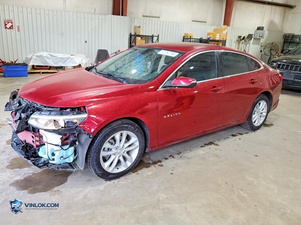 2018 CHEVROLET MALIBU LT – Lot 52353756 auction photo
