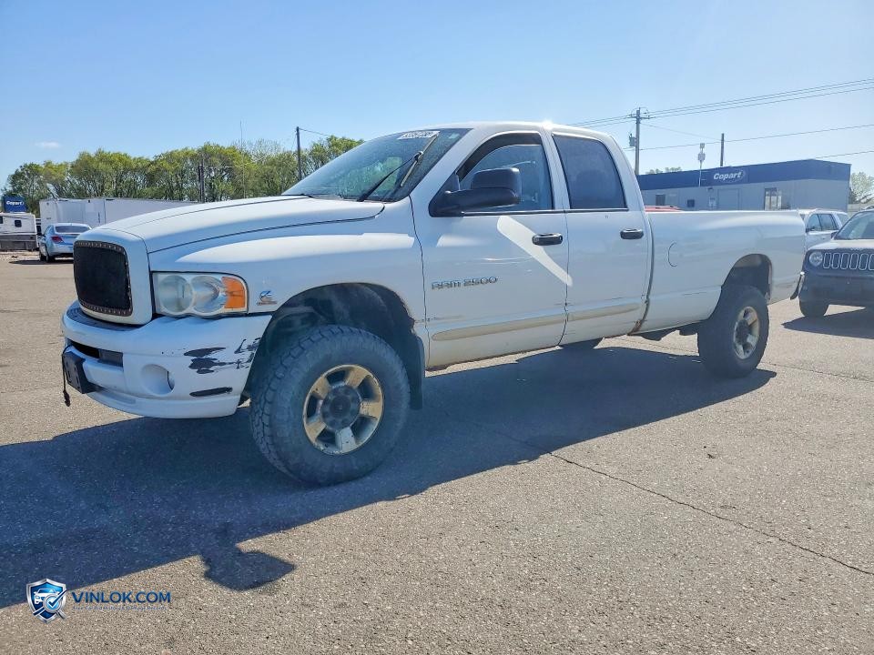 2005 DODGE RAM 2500 ST – Lot 52357256 auction photo