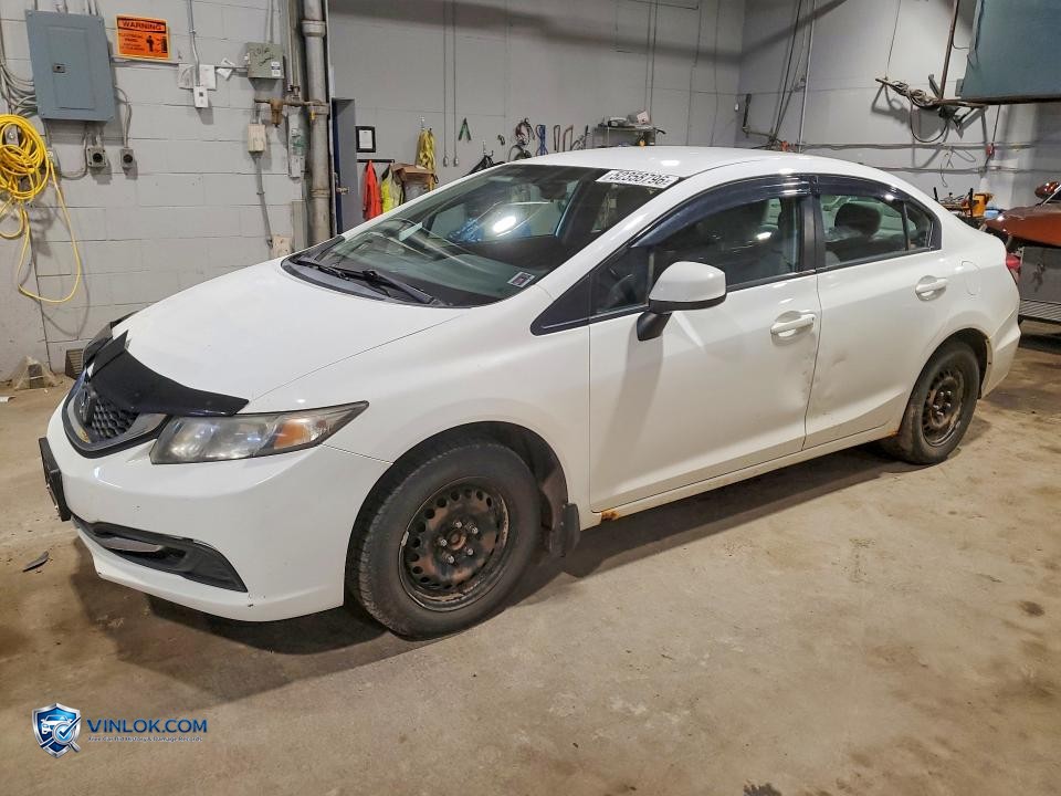 2013 HONDA CIVIC LX – Lot 52358796 auction photo