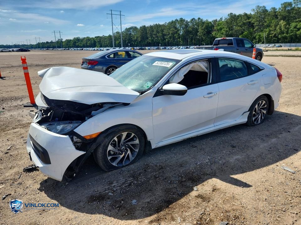 2018 HONDA CIVIC EX – Lot 52360126 auction photo