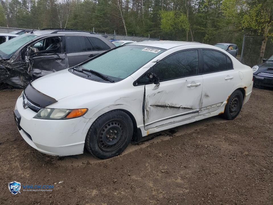 2007 HONDA CIVIC LX – Lot 52370116 auction photo