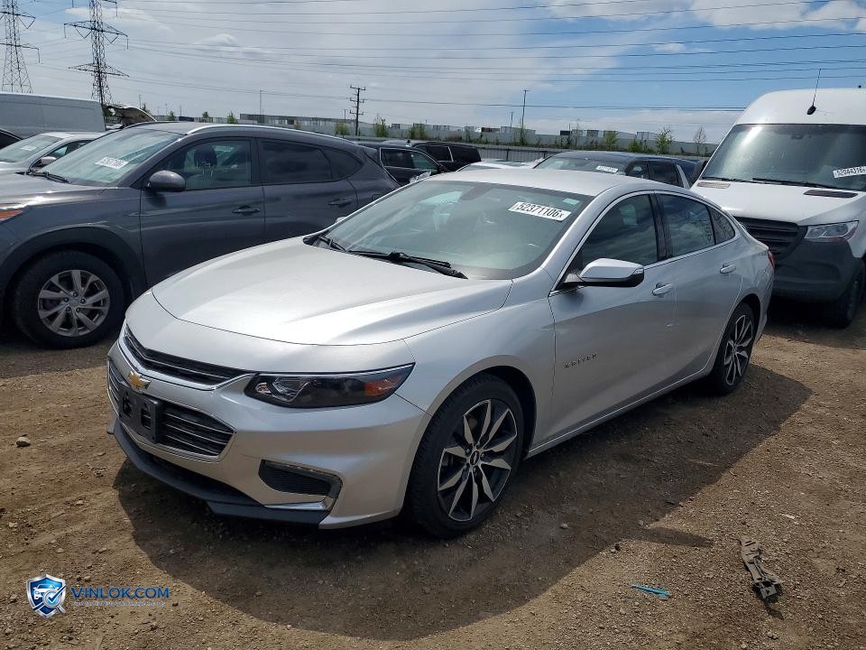 2017 CHEVROLET MALIBU LT – Lot 52371106 auction photo