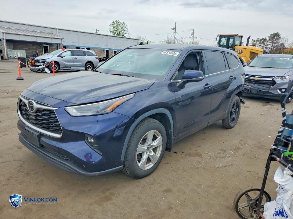 2022 TOYOTA HIGHLANDER LE – Lot 52374066 auction photo