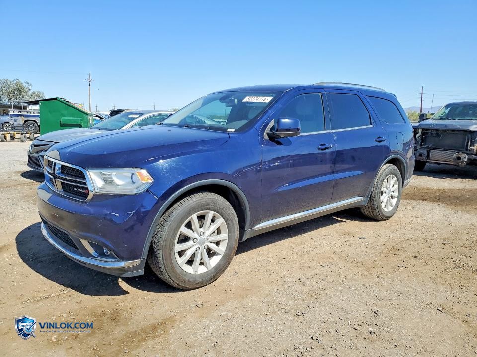 2015 DODGE DURANGO SXT – Lot 52374176 auction photo