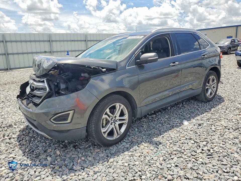 2018 FORD EDGE TITANIUM – Lot 52375376 auction photo